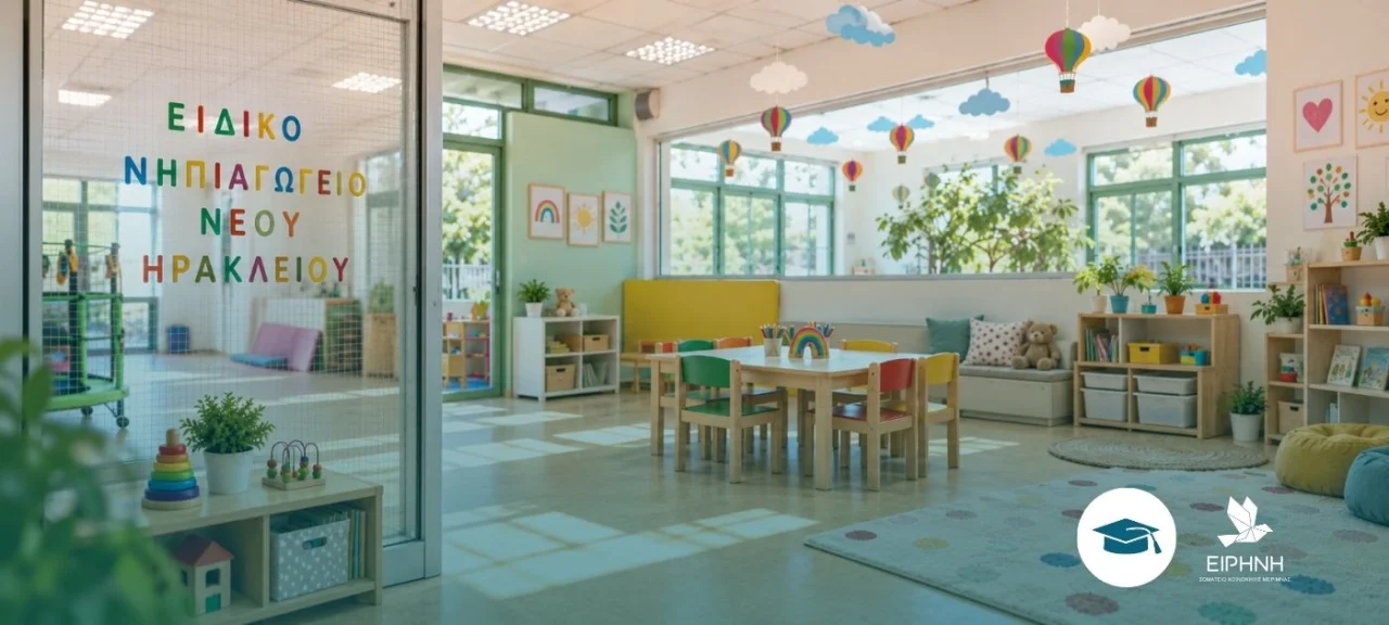 Ελαιοχρωματισμός Στο Ειδικό Νηπιαγωγείο Ηρακλείου Αττικής