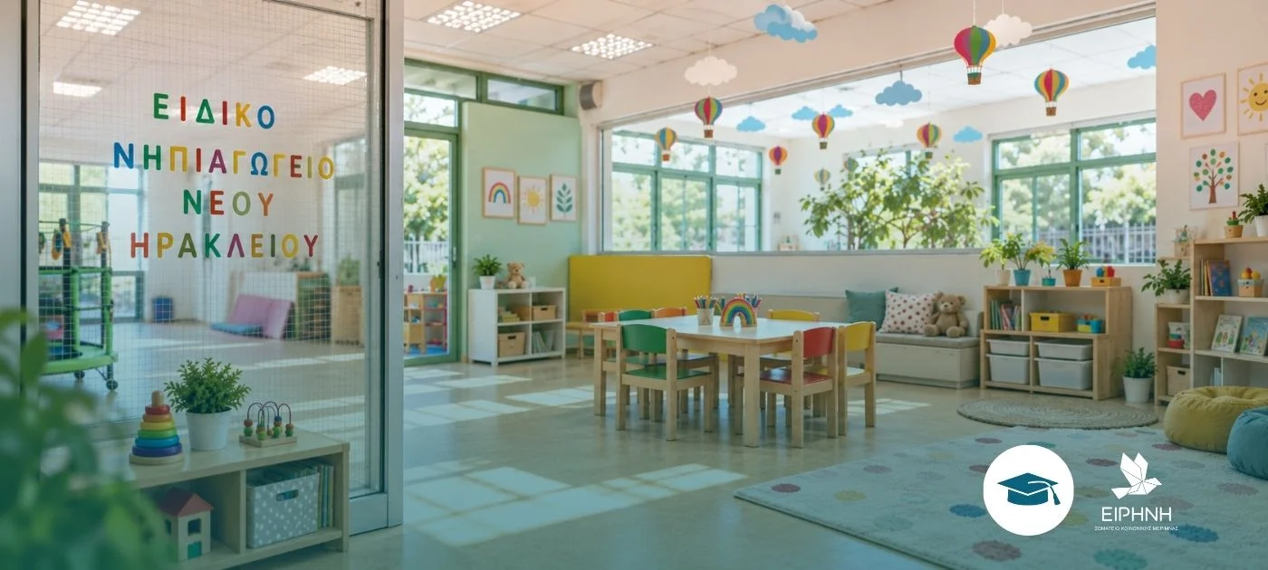 Ελαιοχρωματισμός Στο Ειδικό Νηπιαγωγείο Ηρακλείου Αττικής